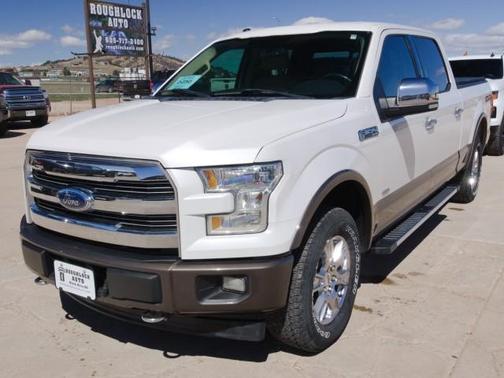 White Platinum Metallic Tri-Coat 2017 Ford F-150 Lariat