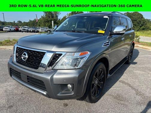 Gun Metallic 2019 Nissan Armada Platinum