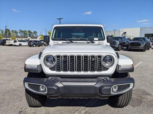 Bright White Clearcoat 2025 Jeep Wrangler 4xe Sahara