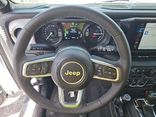 Bright White Clearcoat 2025 Jeep Wrangler 4xe Sahara