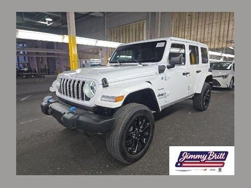 Bright White Clearcoat 2024 Jeep Wrangler 4xe Sahara