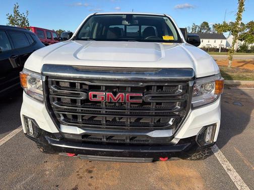 Summit White 2021 GMC Canyon AT4 w/Leather