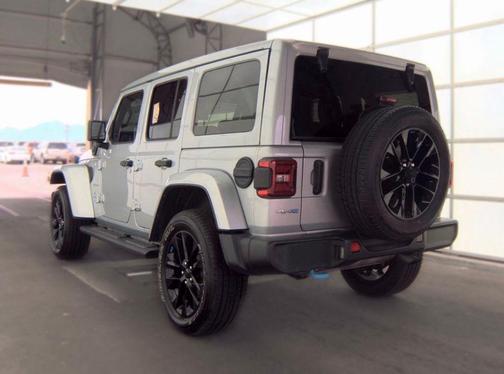 Silver Zynith Clearcoat 2023 Jeep Wrangler 4xe Sahara