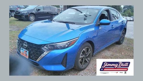 Electric Blue Metallic 2024 Nissan Sentra SV