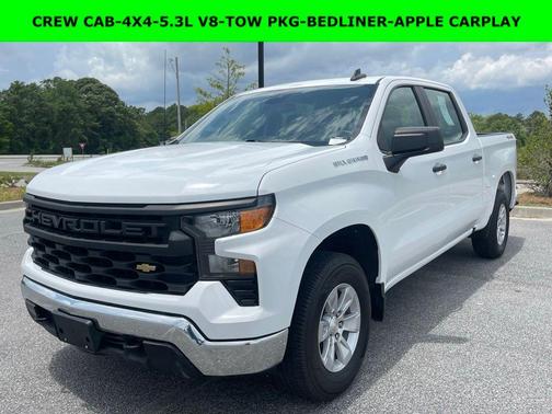 Summit White 2023 Chevrolet Silverado 1500 WT