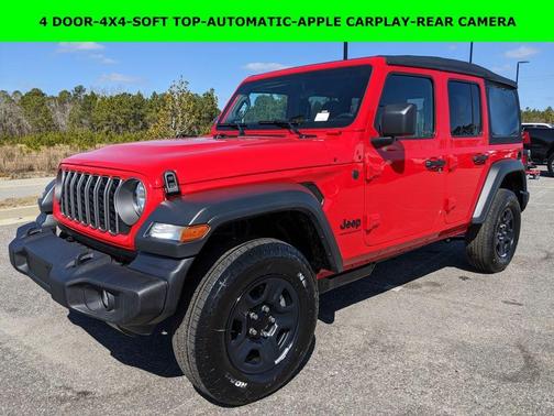 Firecracker Red Clearcoat 2026 Jeep Wrangler Sport