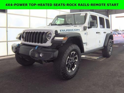 Bright White Clearcoat 2025 Jeep Wrangler 4xe Rubicon