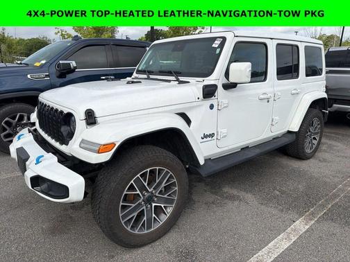 Bright White Clearcoat 2024 Jeep Wrangler 4xe High Altitude
