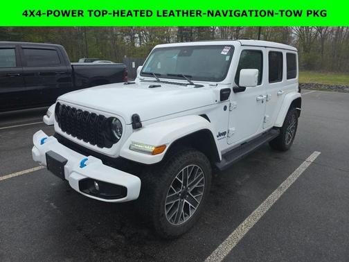 Bright White Clearcoat 2024 Jeep Wrangler 4xe High Altitude