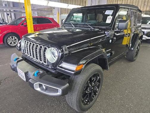 Black Clearcoat 2024 Jeep Wrangler 4xe Sahara