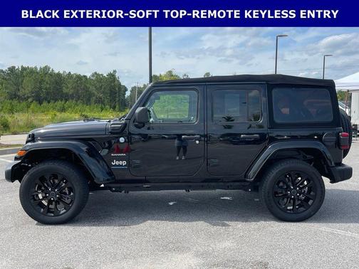 Black Clearcoat 2024 Jeep Wrangler 4xe Sahara