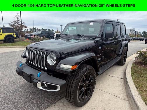 Black Clearcoat 2022 Jeep Wrangler Unlimited 4xe Sahara