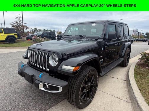 Black Clearcoat 2022 Jeep Wrangler Unlimited 4xe Sahara