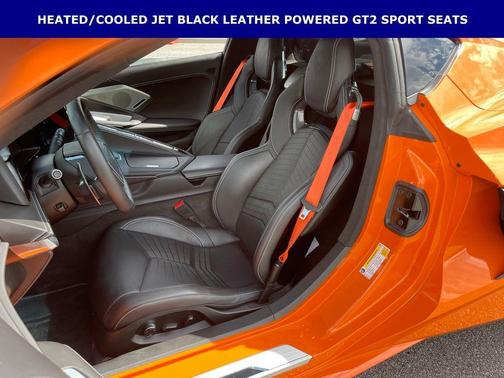 Orange 2024 Chevrolet Corvette Stingray w/3LT