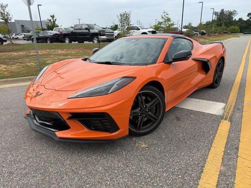Orange 2024 Chevrolet Corvette Stingray w/3LT