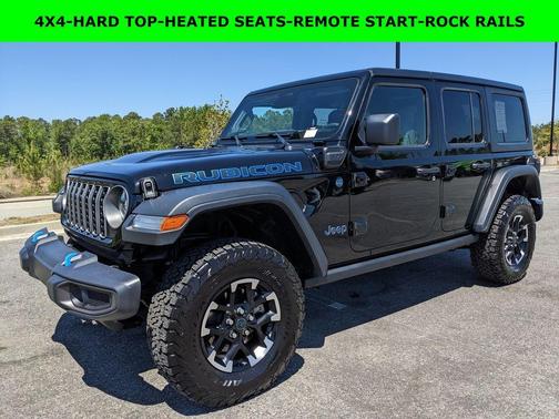 Black Clearcoat 2025 Jeep Wrangler 4xe Rubicon
