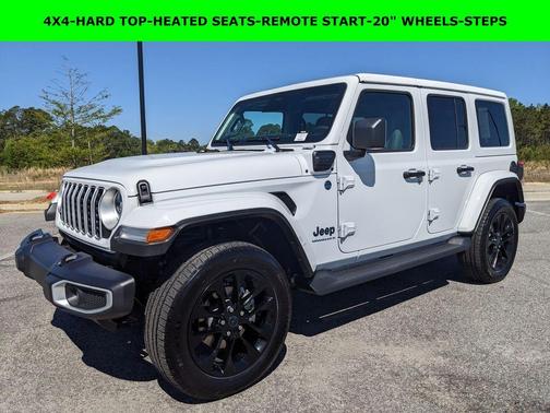 Bright White Clearcoat 2025 Jeep Wrangler 4xe Sahara