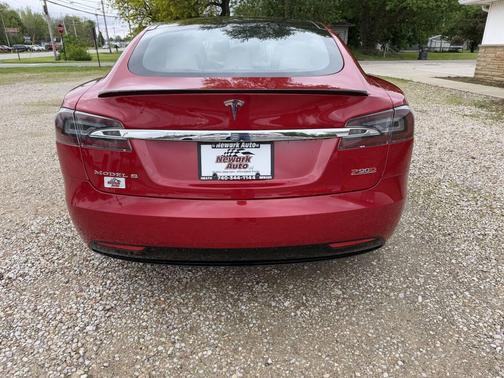 Red Multi-Coat 2016 Tesla Model S P90D