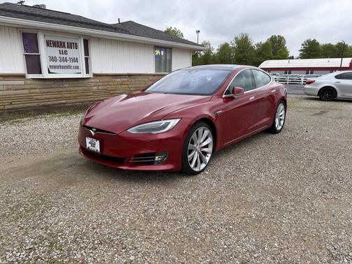 Red Multi-Coat 2016 Tesla Model S P90D