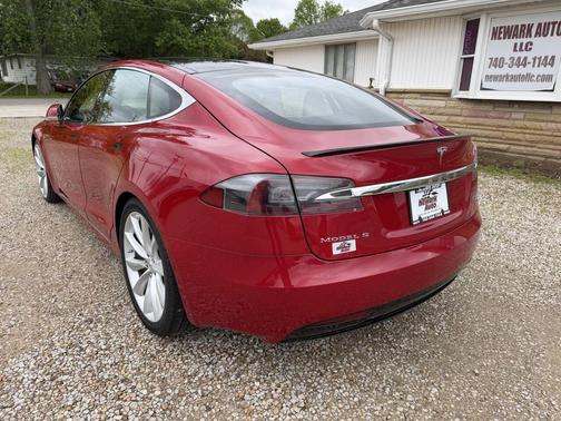 Red Multi-Coat 2016 Tesla Model S P90D
