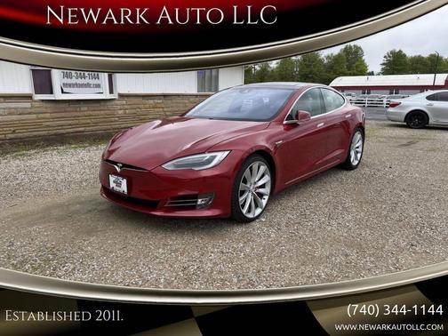 Red Multi-Coat 2016 Tesla Model S P90D
