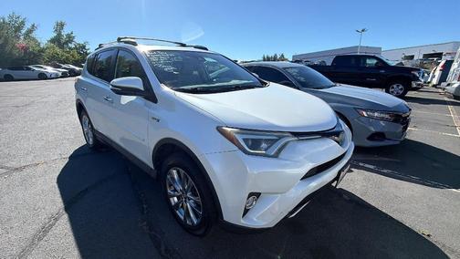 Blizzard Pearl 2016 Toyota RAV4 Hybrid Limited