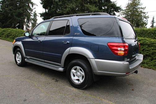 Blue 2002 Toyota Sequoia SR5