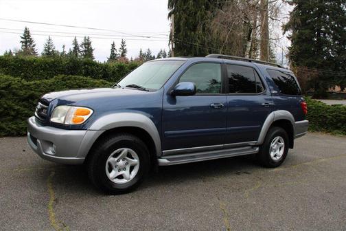 Blue 2002 Toyota Sequoia SR5