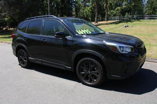 Crystal Black Silica 2019 Subaru Forester Sport