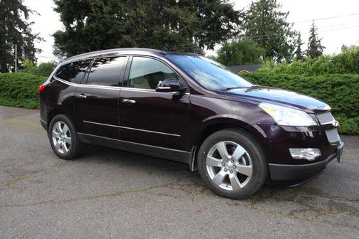 Purple 2010 Chevrolet Traverse LTZ