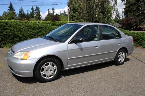Silver 2002 Honda Civic LX