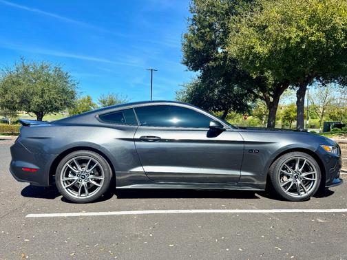 Gray 2017 Ford Mustang GT