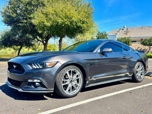Gray 2017 Ford Mustang GT