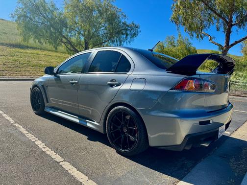 Gray 2014 Mitsubishi Lancer Evolution GSR