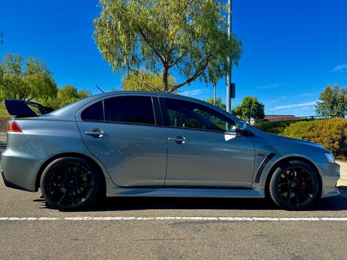 Gray 2014 Mitsubishi Lancer Evolution GSR