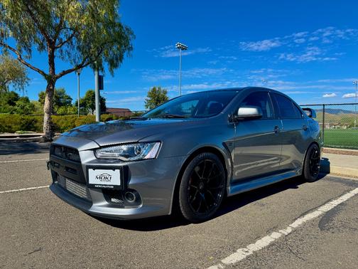 Gray 2014 Mitsubishi Lancer Evolution GSR
