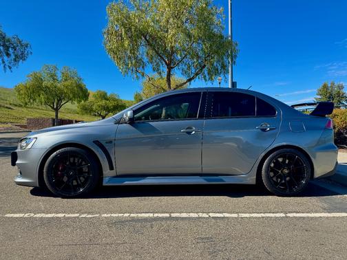 Gray 2014 Mitsubishi Lancer Evolution GSR