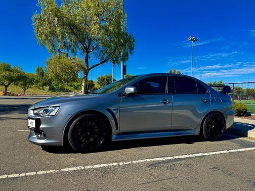 Gray 2014 Mitsubishi Lancer Evolution GSR