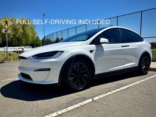 White 2022 Tesla Model X Long Range