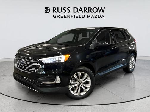 Black Metallic 2024 Ford Edge Titanium