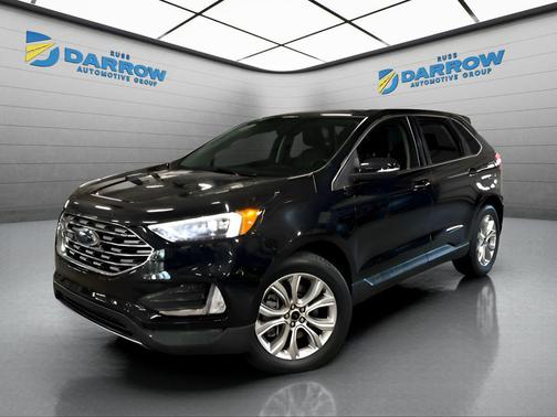 Black Metallic 2024 Ford Edge Titanium