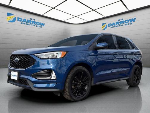 Atlas Blue Metallic 2023 Ford Edge ST Line