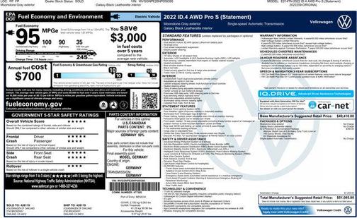 2022 Volkswagen ID.4 AWD Pro S