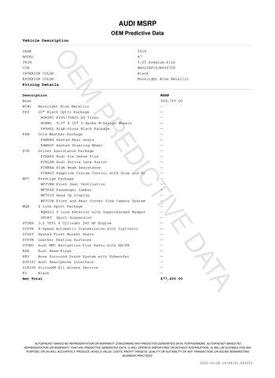 2018 Audi A7 3.0T Premium Plus