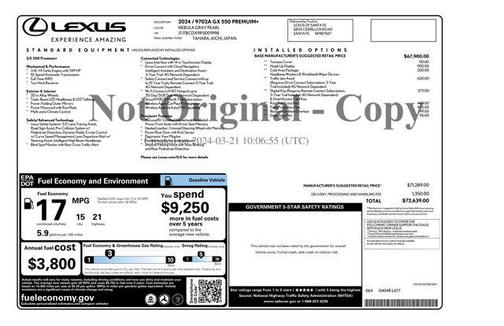 2024 Lexus GX 550 Premium+
