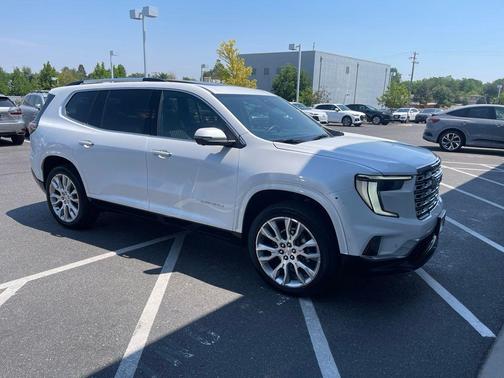 White Frost Tri-Coat 2024 GMC Acadia Denali