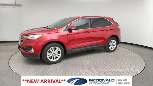 Rapid Red Metallic Tinted Clearcoat 2020 Ford Edge SEL