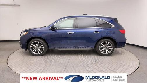 Fathom Blue Pearl 2019 Acura MDX 3.5L w/Advance Package