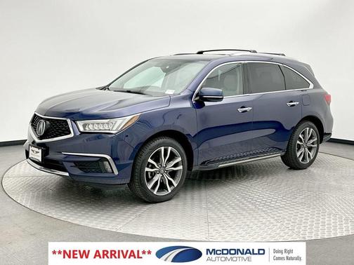 Fathom Blue Pearl 2019 Acura MDX 3.5L w/Advance Package