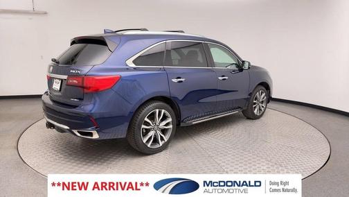 Fathom Blue Pearl 2019 Acura MDX 3.5L w/Advance Package
